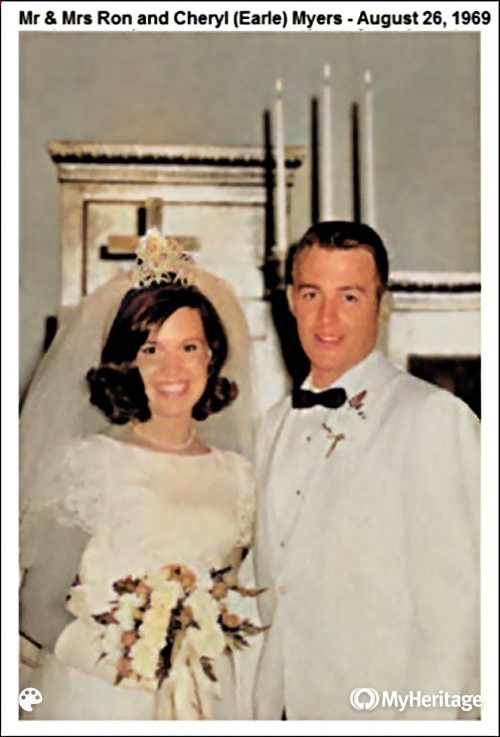 Ron & Cheryl Earle Myers Wedding Photo